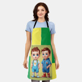 BABY & ADULT Print Schort (Gedragen)
