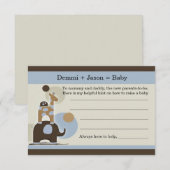 Baby Adviseer partijspel Advieskaart (Voorkant / Achterkant)