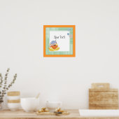 Baby afdrukken poster (Keuken)