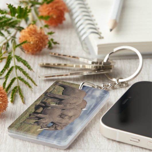 Baby African Elephant with Famy Sleutelhanger (Voorkant Rechts)