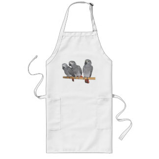 Baby African Grey Apron Lang Schort