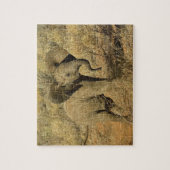 Baby-Afrikaanse olifant, Loxodonta Afriana, Legpuzzel (Verticaal)