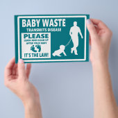 BABY AFVAL - Kennisgeving geschied onder nummer Flyer (Hand)