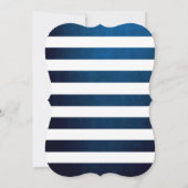 Baby Ahoy Baby shower Invitation Kaart (Achterkant)