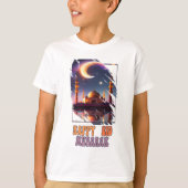 baby al-fitr mubarak voor moslimmoskeeën t-shirt (Voorkant)