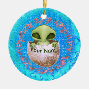 Baby Alien aangepaste naam Ornament