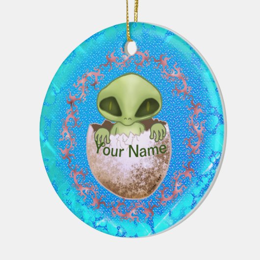 Baby Alien aangepaste naam Ornament (Links)
