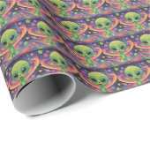Baby Alien Cadeaupapier (Rol Hoek)