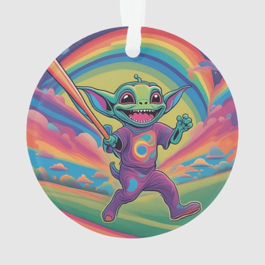 Baby Alien Ornament (achterkant)