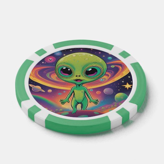 Baby Alien Poker Chips (Enkel)