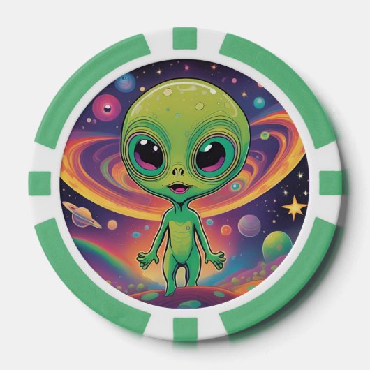 Baby Alien Poker Chips (Voorkant)