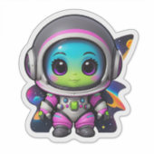 Baby Alien Sticker (Voorkant)