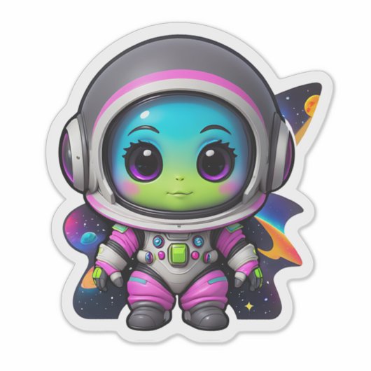 Baby Alien Sticker (Voorkant)