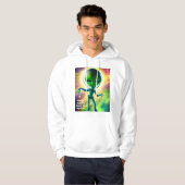 Baby aliens verlies ruimte hoodie (Voorkant volledig)