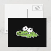 baby-alligator briefkaart (Voorkant / Achterkant)
