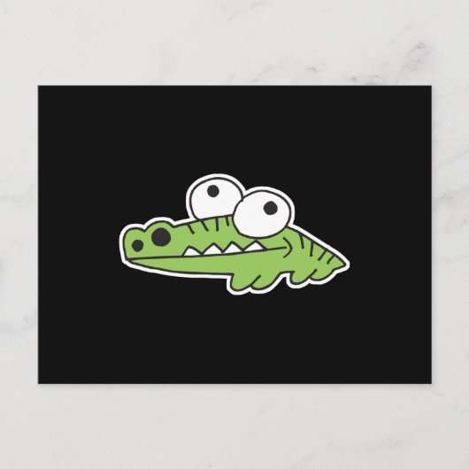 baby-alligator briefkaart (Voorkant)