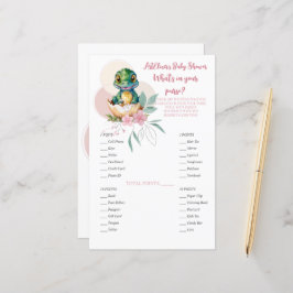 Baby Alligator Hatching Floral Purse Game