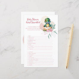 Baby Alligator Uitkomen Bloemen Woord Scramble Gam