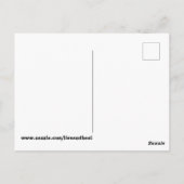 Baby Alpaca en moeder in het veld Briefkaart (Achterkant)