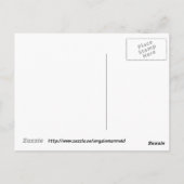 Baby alpaca love briefkaart (Achterkant)