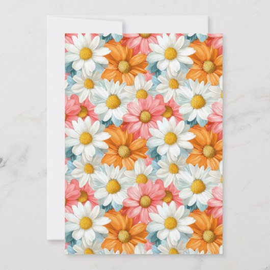 Baby Alpaca meisjes verjaardagsuitnodiging Kaart (Achterkant)