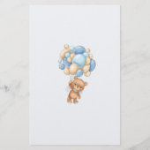 Baby Alphabet ABC Game Teddy Bear Baby shower (Achterkant)