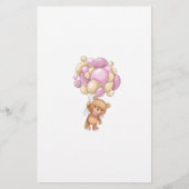 Baby Alphabet ABC Game Teddy Bear Baby shower (Achterkant)