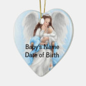 Baby Angel (Boy) Heart Ornament (Links)