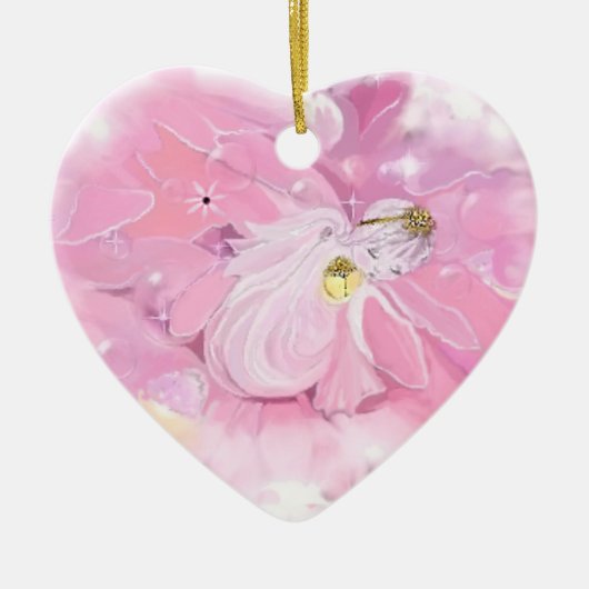 Baby Angel Ceramic Ornament (Voorkant)