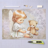 Baby Angel en Teddy Bear Waterverf Tissuepapier (Craft)