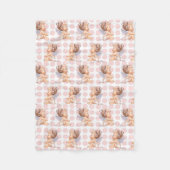Baby Angel girl fleece nummer drie Deken (Voorkant)