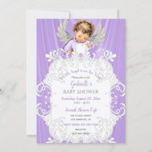 Baby Angel Lavender Silver Light Skin Tone Kaart