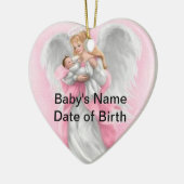 Baby Angel (Meisje) Heart Ornament (Links)