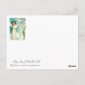 Baby Angel met Blue Bell Briefkaart (Achterkant)