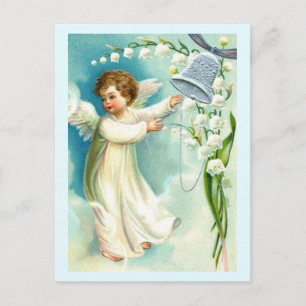 Baby Angel met Blue Bell Briefkaart