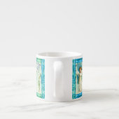 Baby Angel met Blue Bell Espresso Kop (Achterkant)