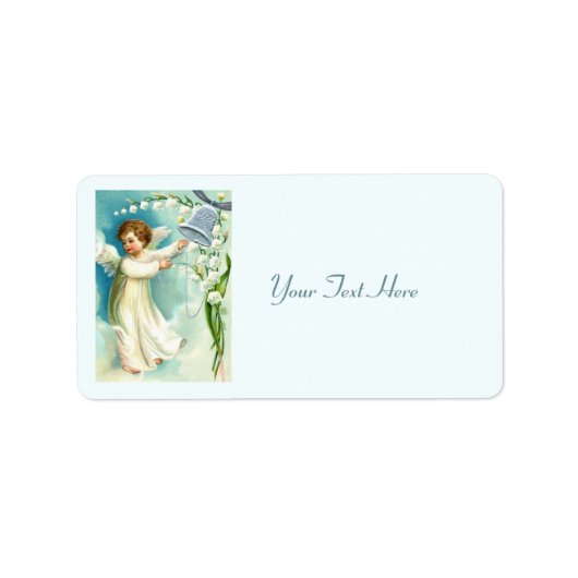 Baby Angel met Blue Bell Etiket (Voorkant)