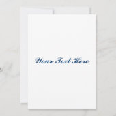 Baby Angel met Blue Bell Kaart (Achterkant)