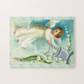 Baby Angel met Blue Bell Legpuzzel (Horizontaal)