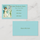 Baby Angel met Blue Bell Visitekaartje (Voorkant / Achterkant)