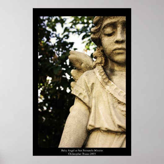 Baby Angel Statue Poster (Voorkant)