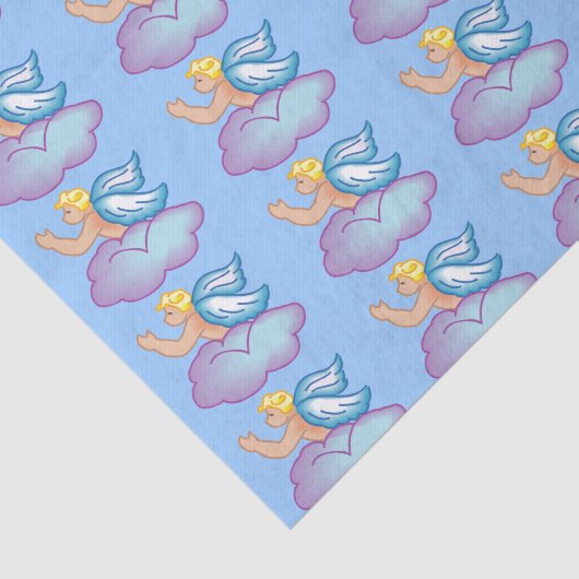 Baby Angel Tissue Paper Tissuepapier (Detail)