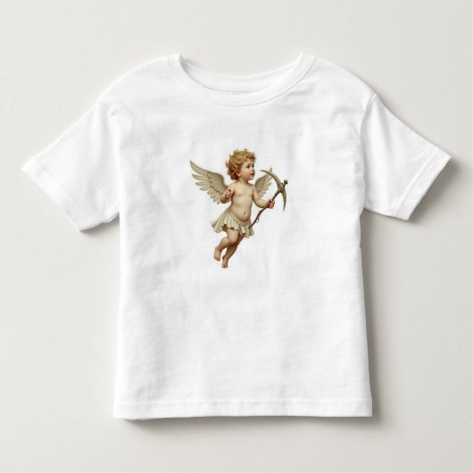 Baby Angel With Scythe For Toddlers Kinder Shirts (Voorkant)