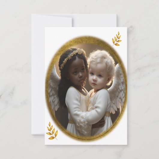 Baby Angels Bedankkaart (Voorkant)