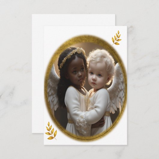 Baby Angels Bedankkaart (Voorkant / Achterkant)