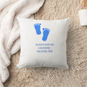 Baby Angels Heaven Sent Boy Pillow Kussen (Deken)