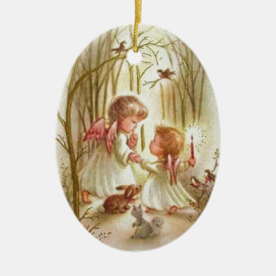  Baby Angels Keramisch Ornament