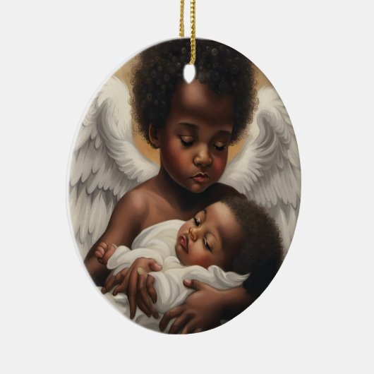 Baby Angels Keramisch Ornament (Rechts)