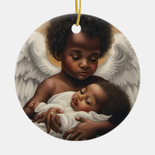 Baby Angels Keramisch Ornament (Voorkant)