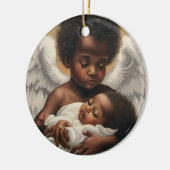 Baby Angels Keramisch Ornament (Links)